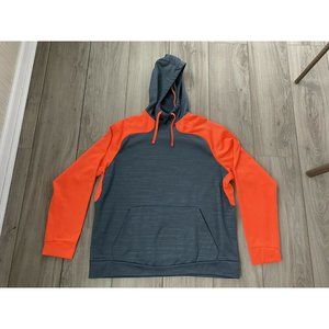 NIKE hoodie - XL Men’s THERMA-FIT NEON ORANGE - Graphics Sweatshirt